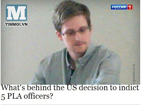 Edward Snowden (Minh họa ghép từ ảnh chụp màn hình)